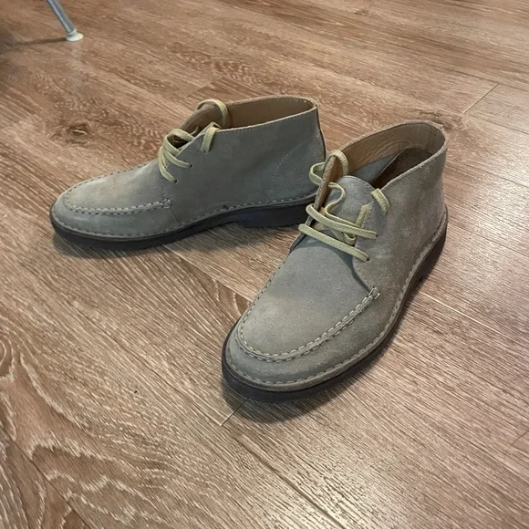 Drakes Crosby Moc-Toe Chukka Boot Sand Suede